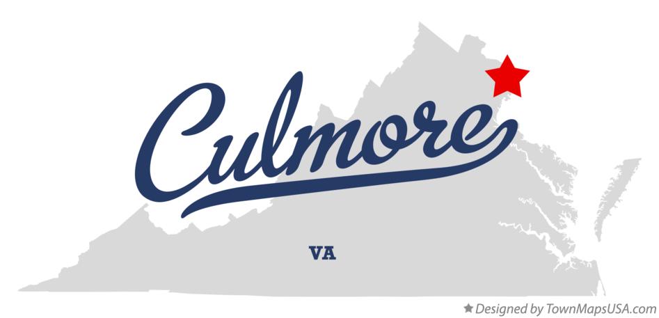Map of Culmore Virginia VA