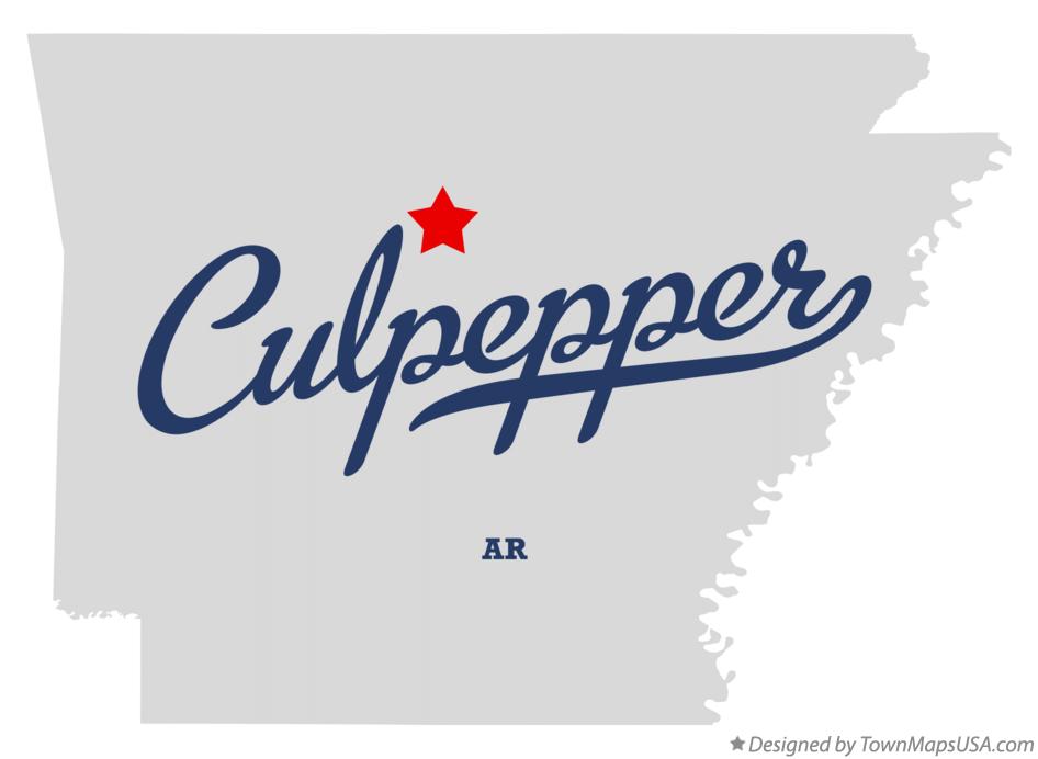Map of Culpepper Arkansas AR
