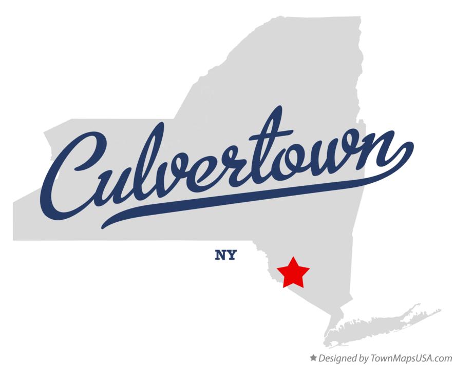 Map of Culvertown New York NY