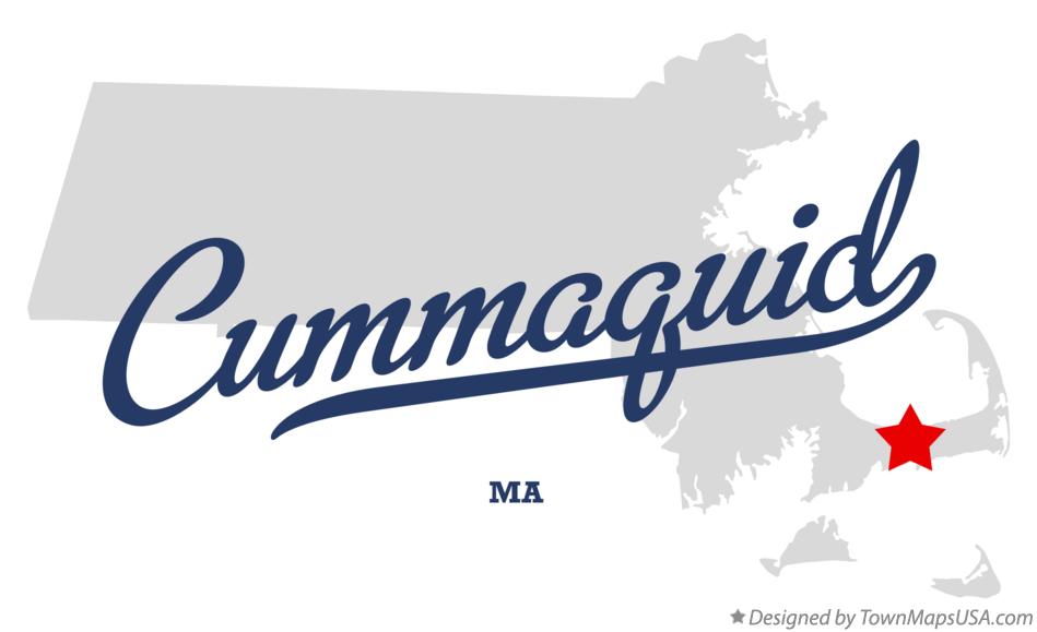 Map of Cummaquid Massachusetts MA