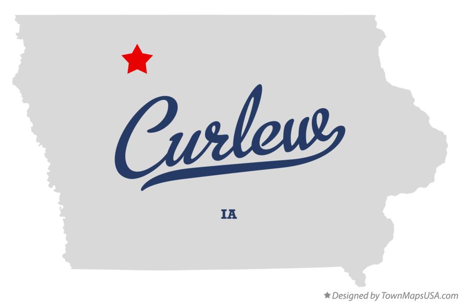 Map of Curlew Iowa IA