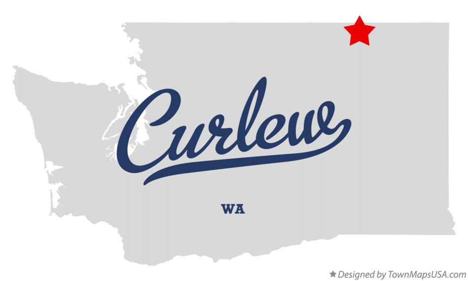 Map of Curlew Washington WA