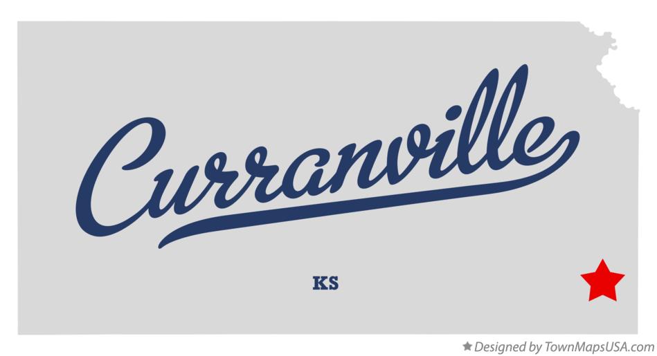 Map of Curranville Kansas KS