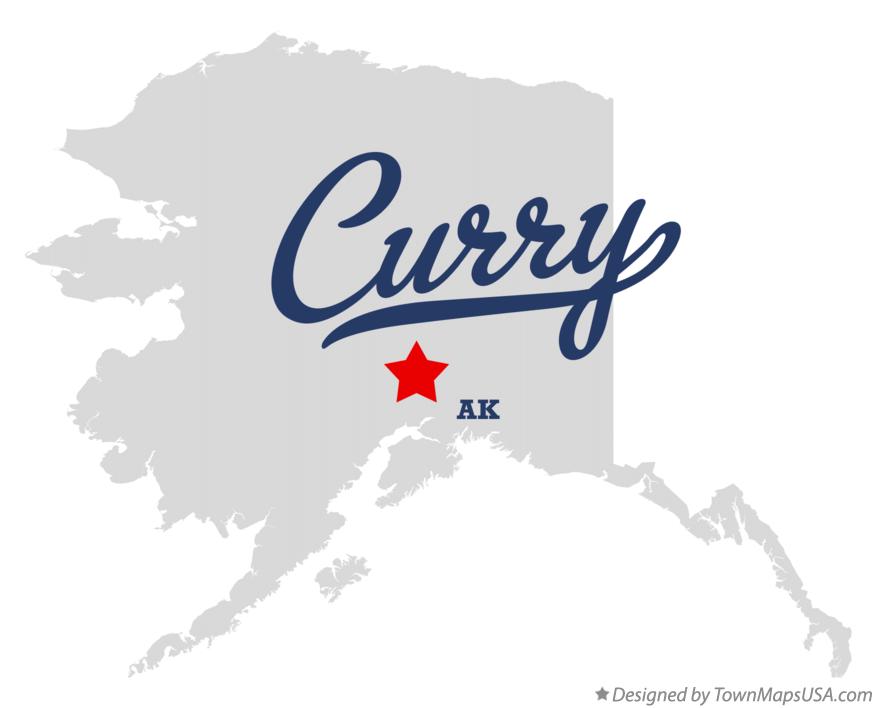 Map of Curry Alaska AK