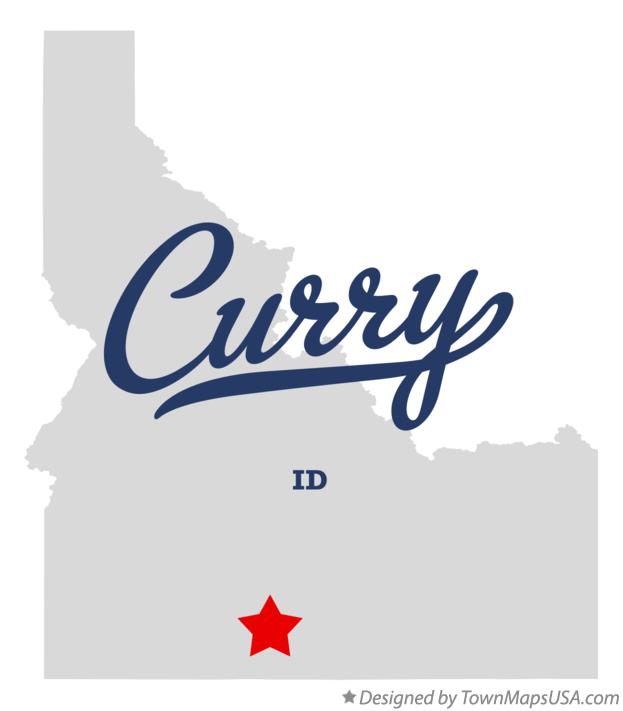 Map of Curry Idaho ID