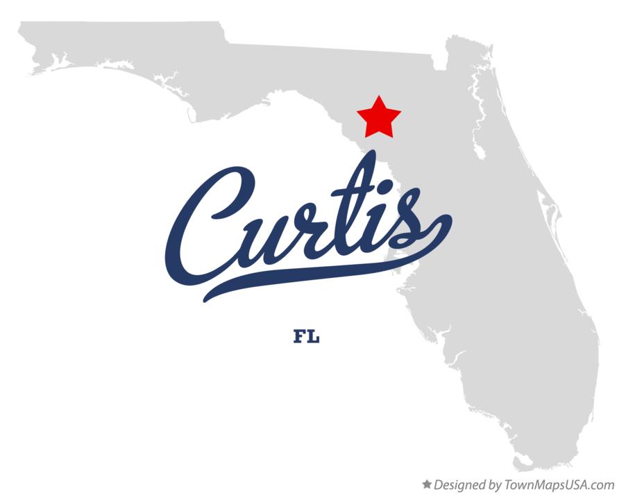 Map of Curtis Florida FL