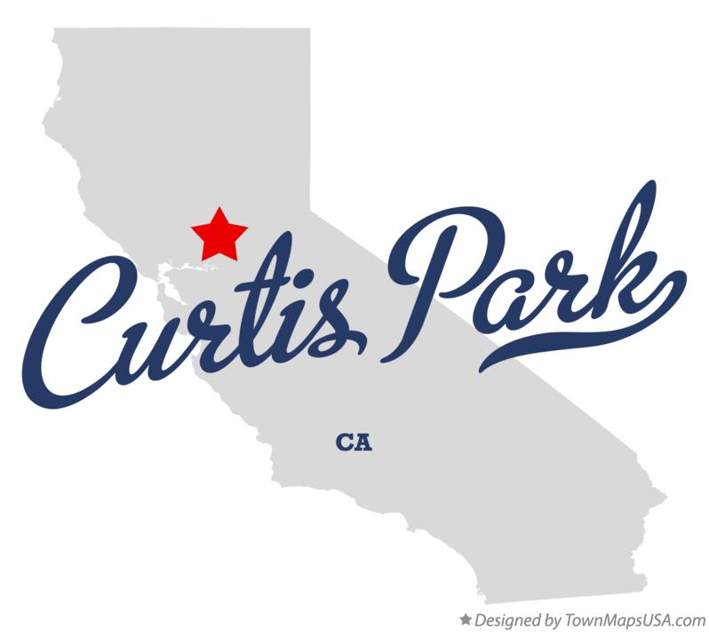 Map of Curtis Park California CA
