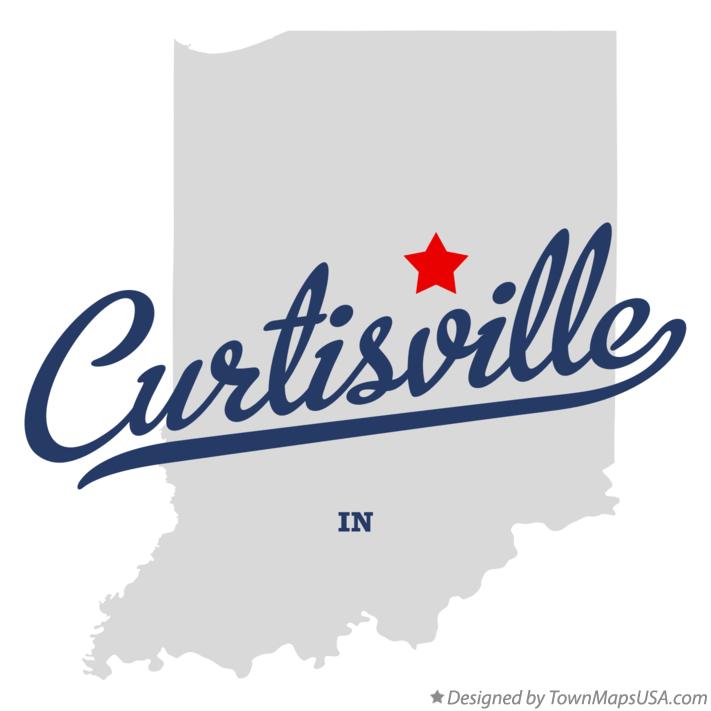 Map of Curtisville Indiana IN