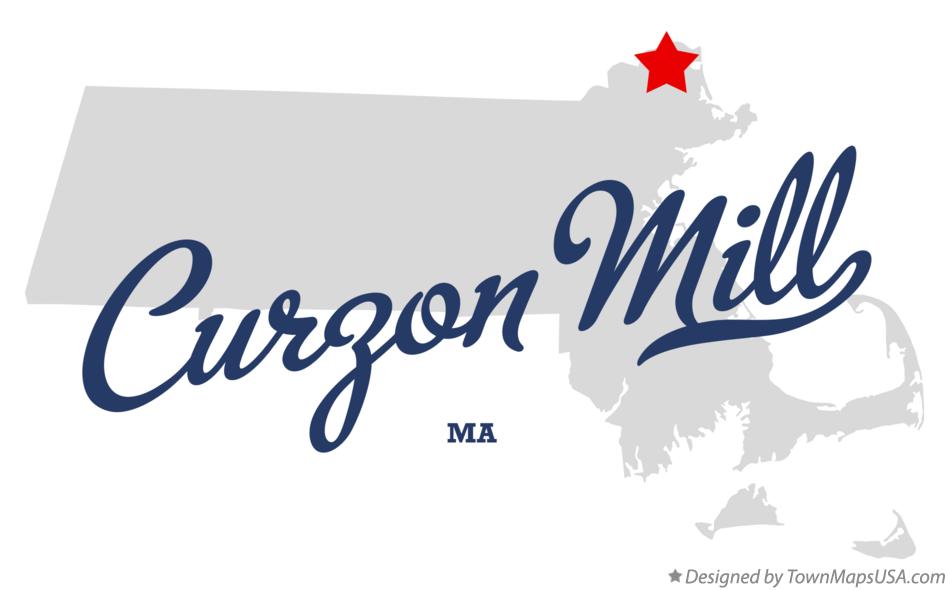 Map of Curzon Mill Massachusetts MA
