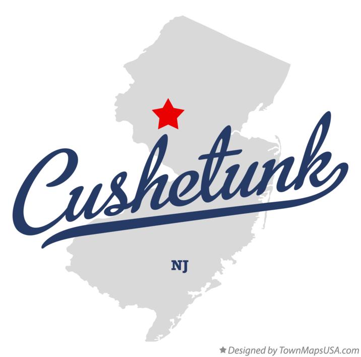 Map of Cushetunk New Jersey NJ