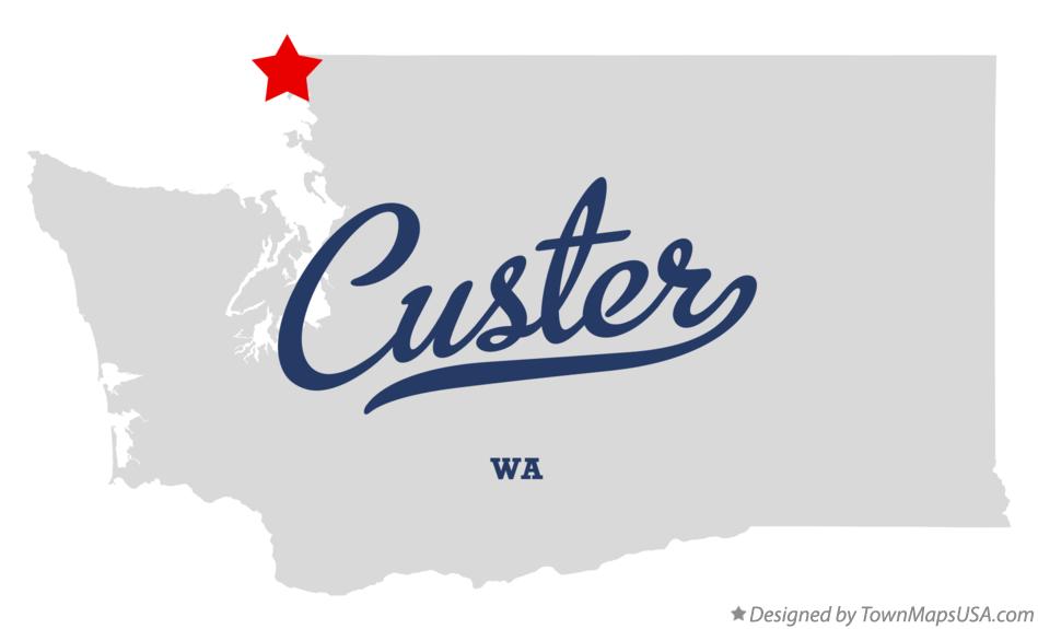 Map of Custer Washington WA