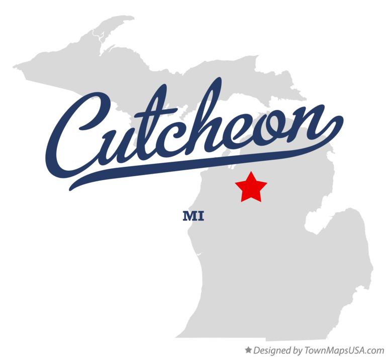 Map of Cutcheon Michigan MI