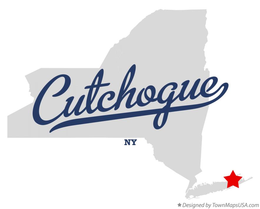 Map of Cutchogue New York NY