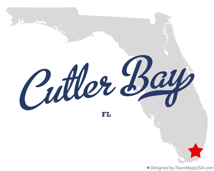 Map Of Cutler Bay Fl Florida