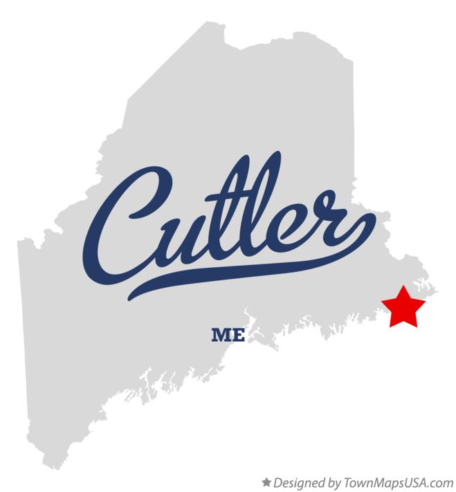 Map of Cutler Maine ME