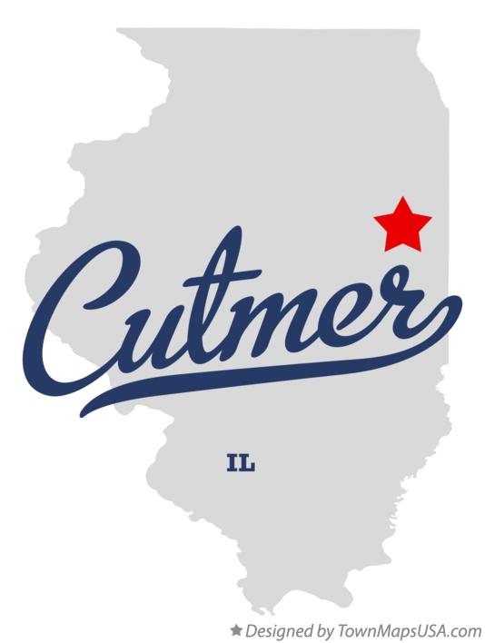 Map of Cutmer Illinois IL