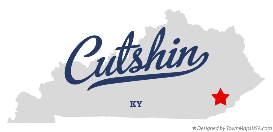 Map of Cutshin Kentucky KY