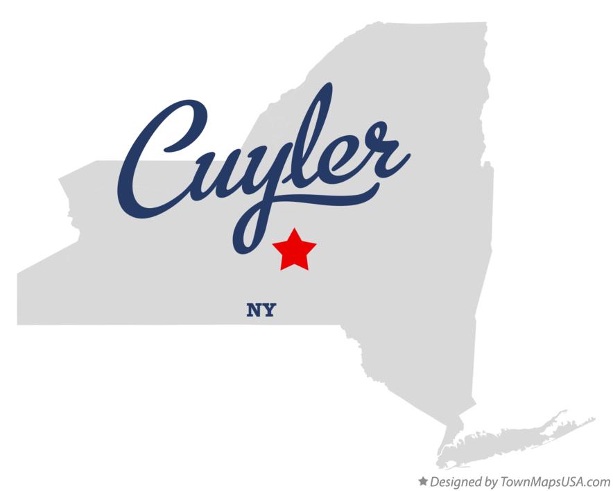 Map of Cuyler New York NY