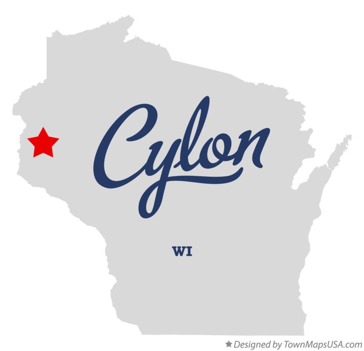 Map of Cylon Wisconsin WI