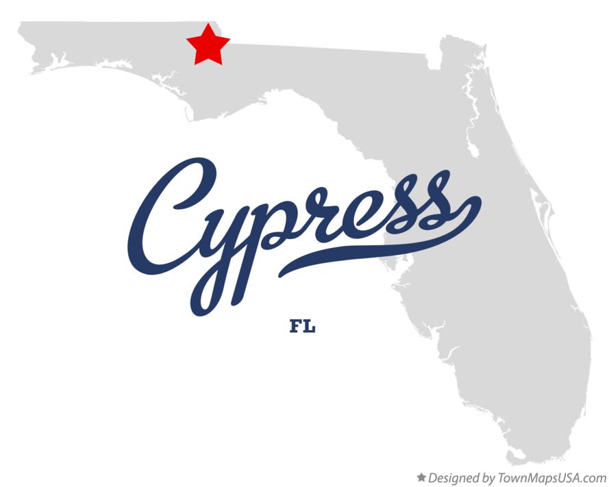 Map of Cypress Florida FL