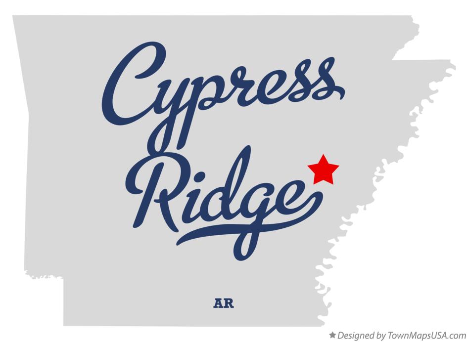 Map of Cypress Ridge Arkansas AR
