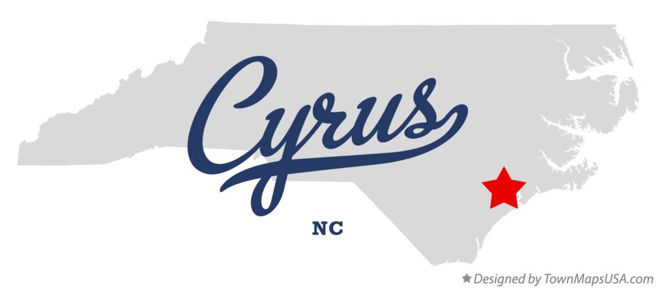 Map of Cyrus North Carolina NC