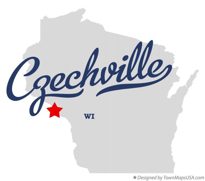 Map of Czechville Wisconsin WI