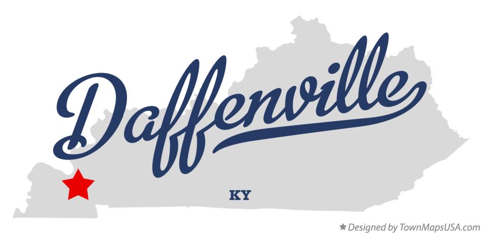 Map of Daffenville Kentucky KY