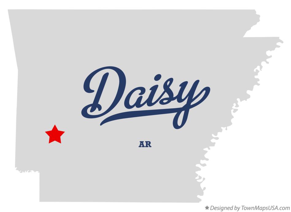 Map of Daisy Arkansas AR