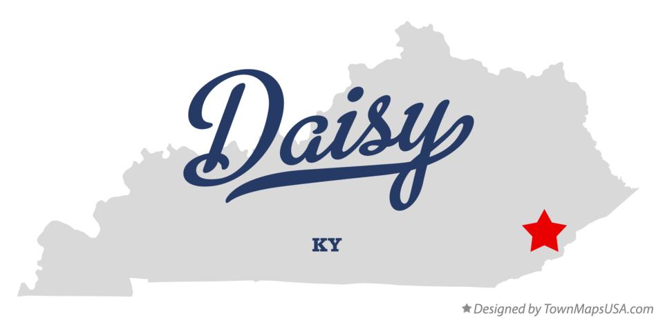 Map of Daisy Kentucky KY