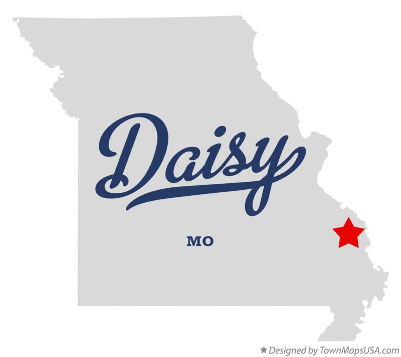 Map of Daisy Missouri MO