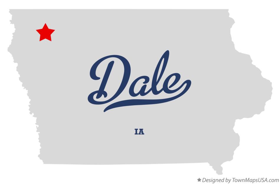 Map of Dale Iowa IA