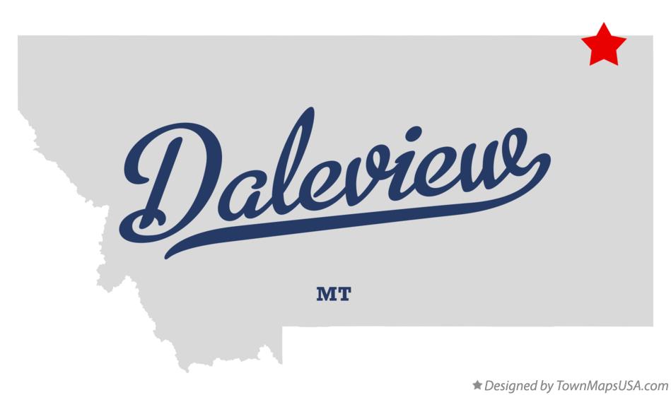 Map of Daleview Montana MT