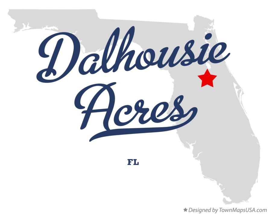 Map of Dalhousie Acres Florida FL