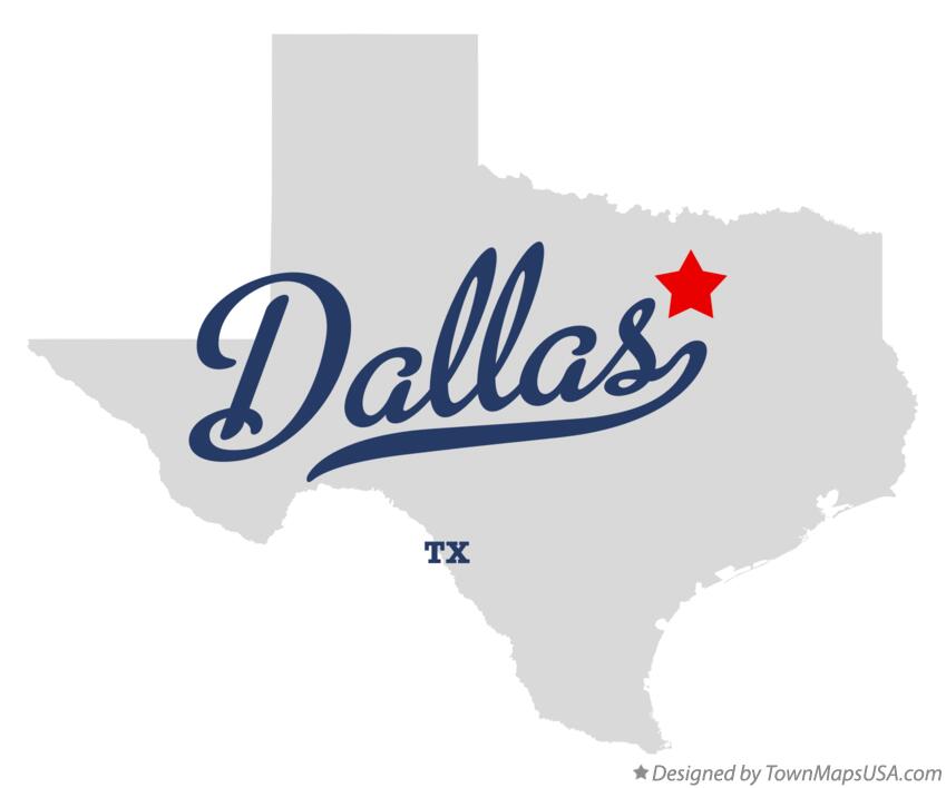 Map To Dallas Texas Map Of Dallas, Tx, Texas