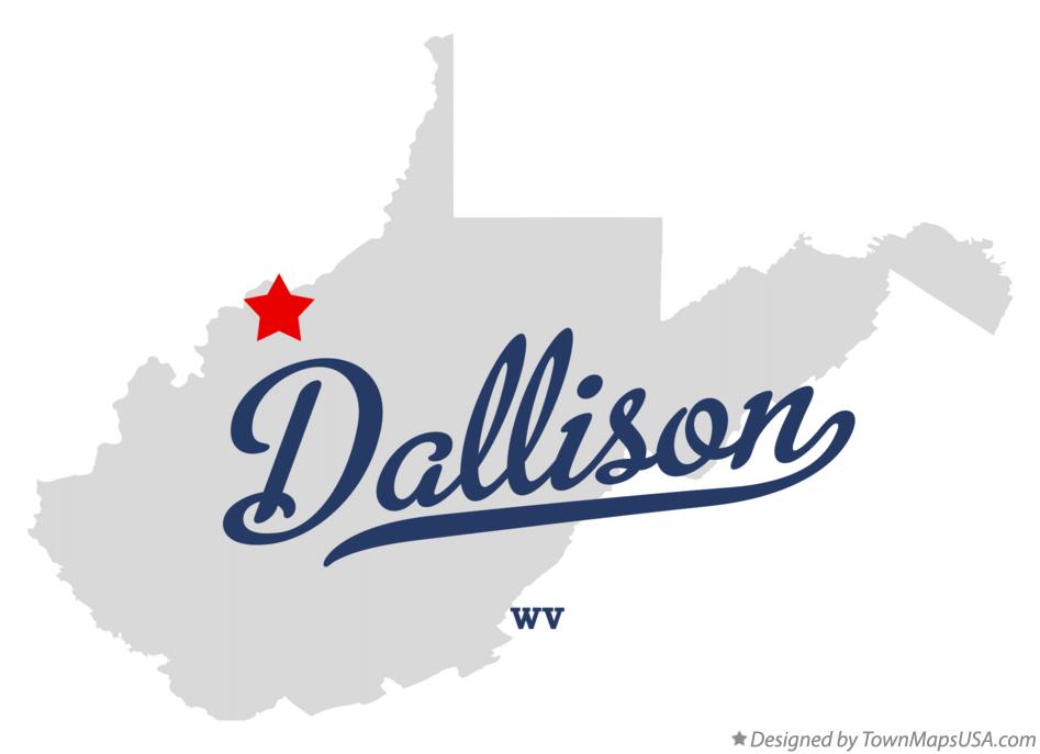 Map of Dallison West Virginia WV