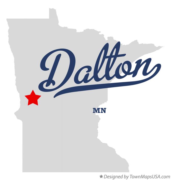 Map of Dalton Minnesota MN
