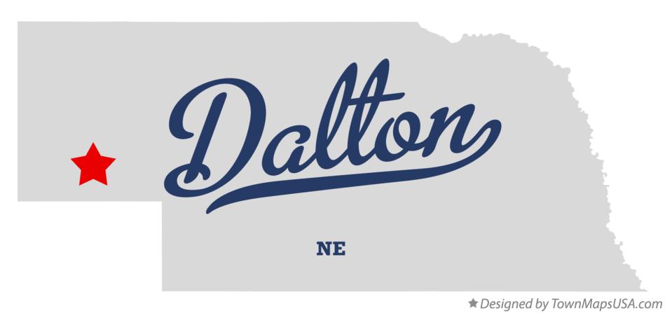 Map of Dalton Nebraska NE