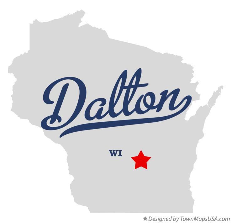 Map of Dalton Wisconsin WI