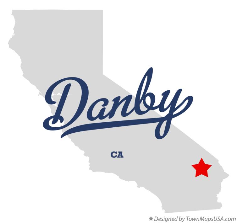 Map of Danby California CA