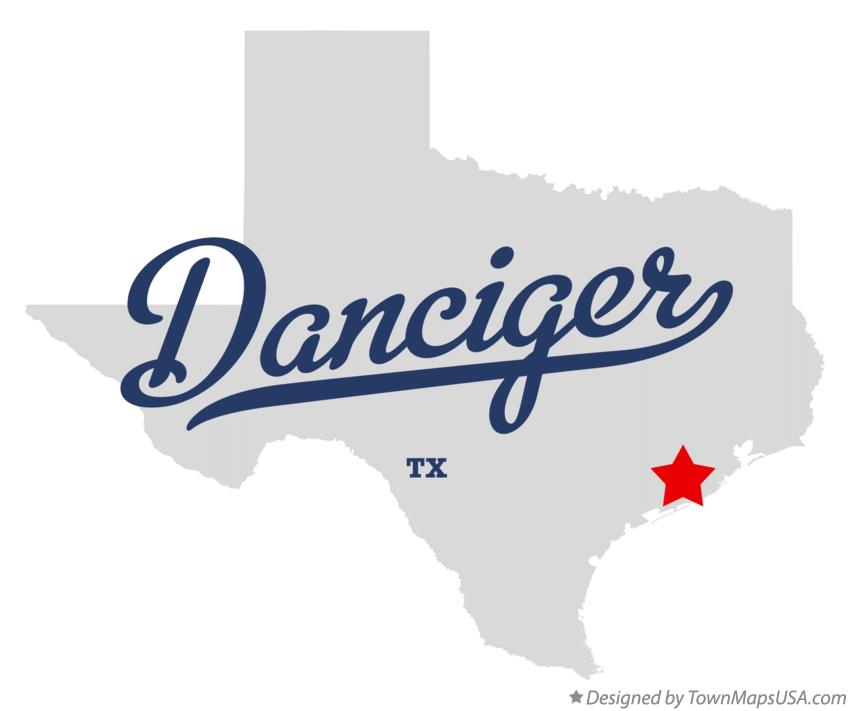 Map of Danciger Texas TX