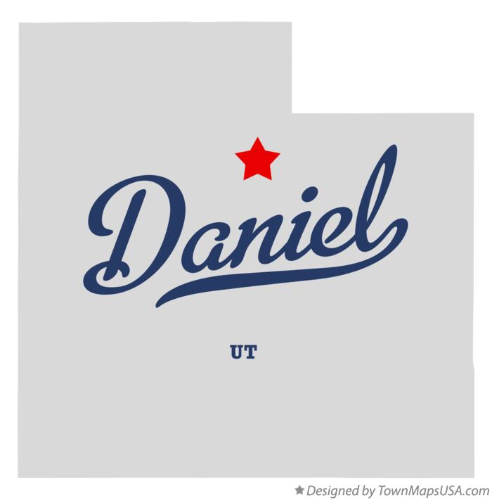 Map of Daniel Utah UT