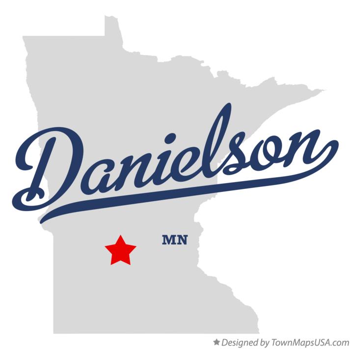 Map of Danielson Minnesota MN