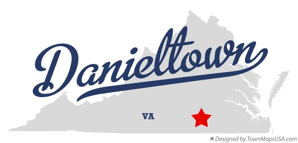 Map of Danieltown Virginia VA