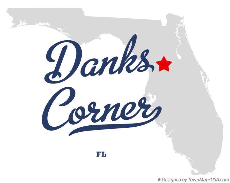 Map of Danks Corner Florida FL