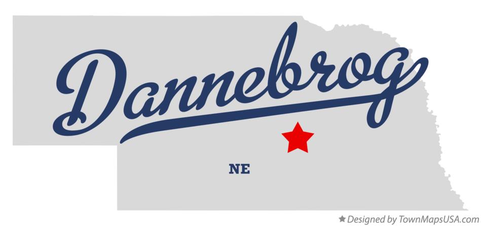 Map of Dannebrog Nebraska NE
