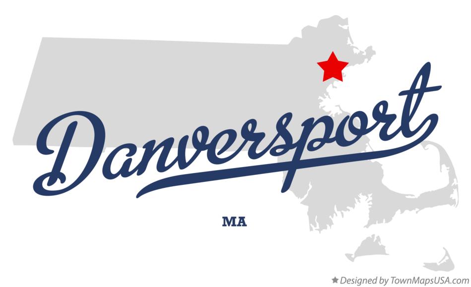 Map of Danversport Massachusetts MA