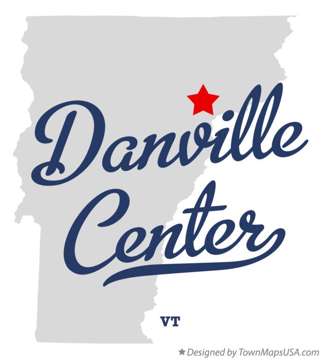 Map of Danville Center Vermont VT