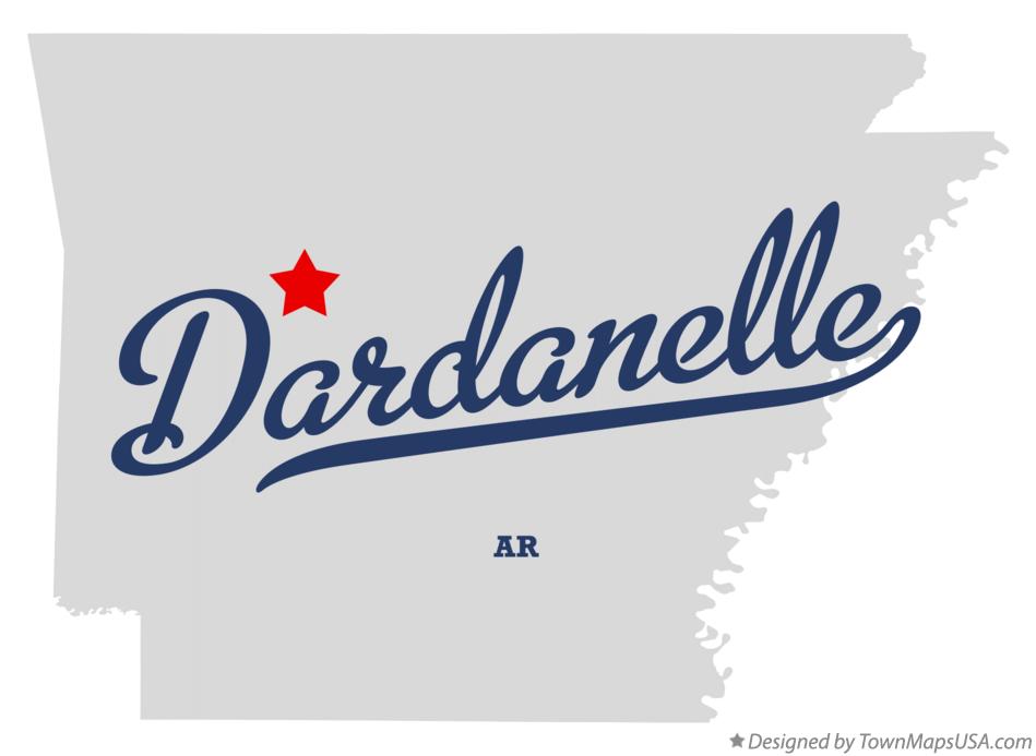 Map of Dardanelle Arkansas AR