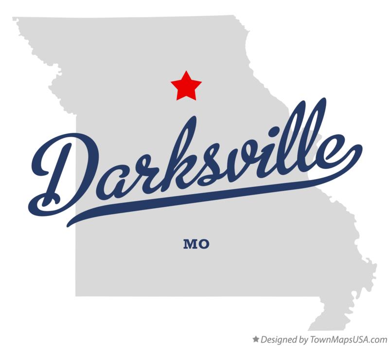Map of Darksville Missouri MO
